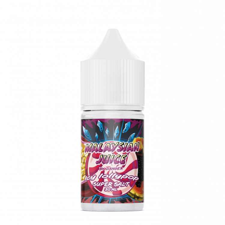 Жидкость Malaysian Juice Super Salt - Icy lollypop (Конфеты из тропических фруктов со льдом) 30 мл