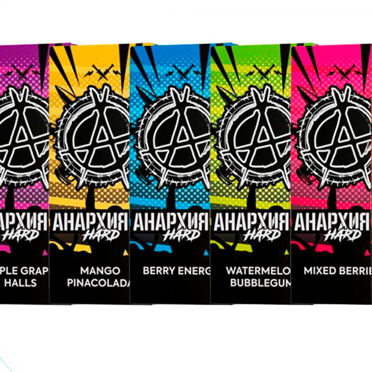 Жидкость Анархия v2 Hard Ultra Salt - Strawberry Watermelon (Арбузно-клубничный коктейль) 30 мл (20 Ultra)
